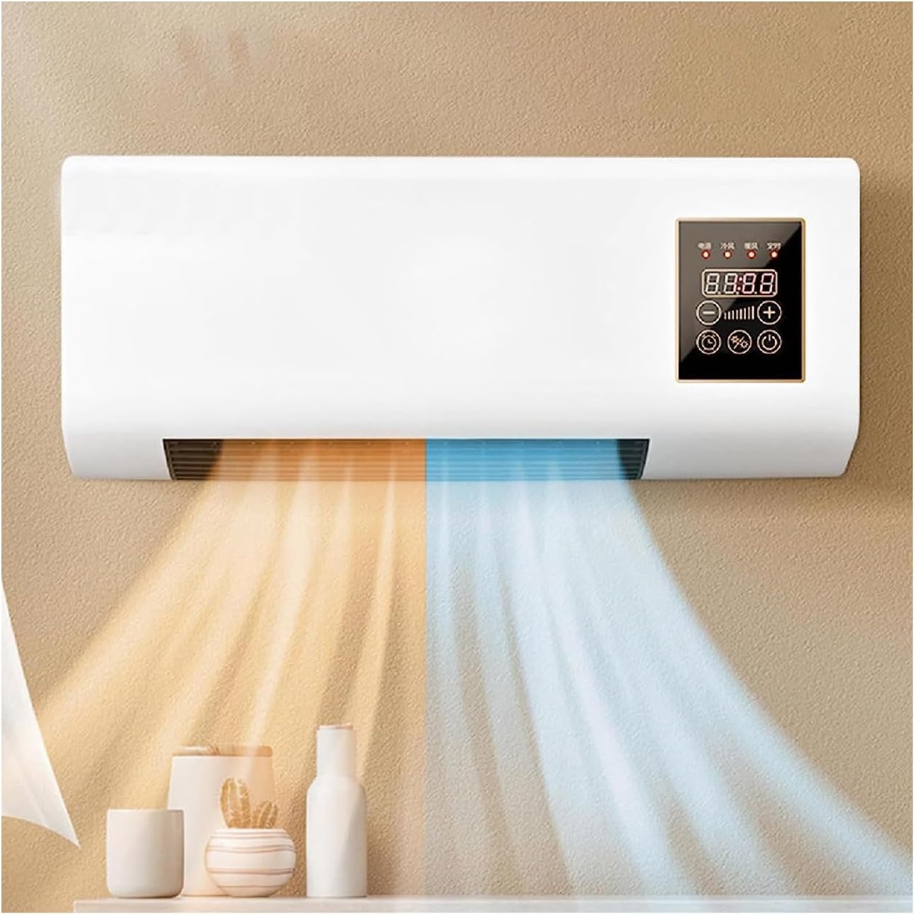  Lightning Deals Of Today Prime Climatiseur Portable, Climatiseur Mural, Ventilateur De Refroidissement D'air Avec écran Tactile, Mini Climatiseur Pour La Maison, La Chambre, Le Camping Et L'extérieur