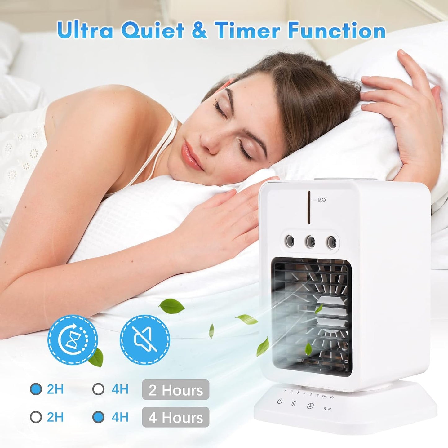  Refroidisseur D Portable Pour Bureau Climatiseur Avec Humidificateur Int Gr 3 Vitesses De Ventilation Et Fonction Rafra Chissement Rapide