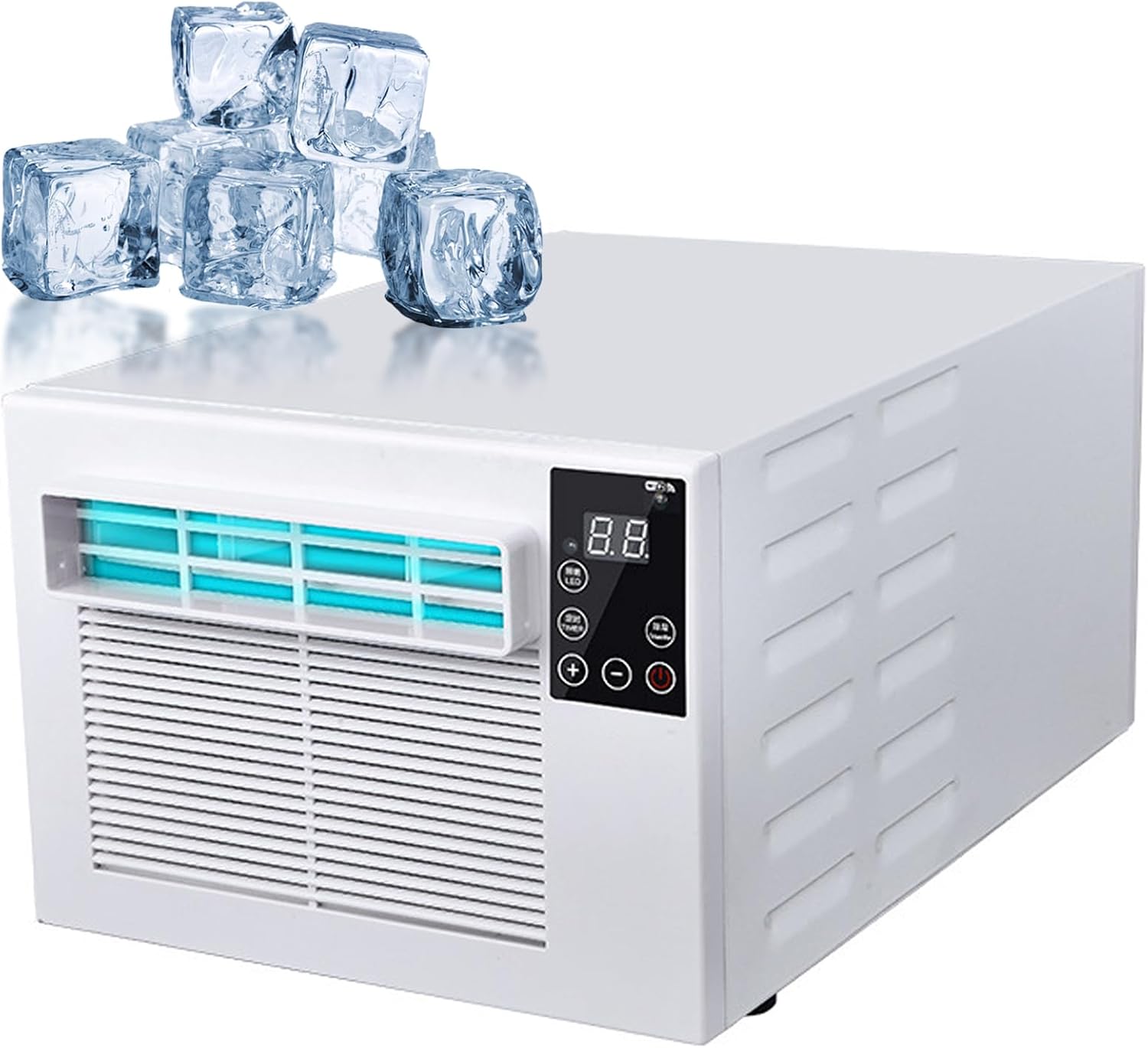  Climatiseur Portable Avec Télécommande USB, Mini Ventilateur De Refroidissement Silencieux Pour La Chambre à Coucher, Salon, Tente, Voiture, RV