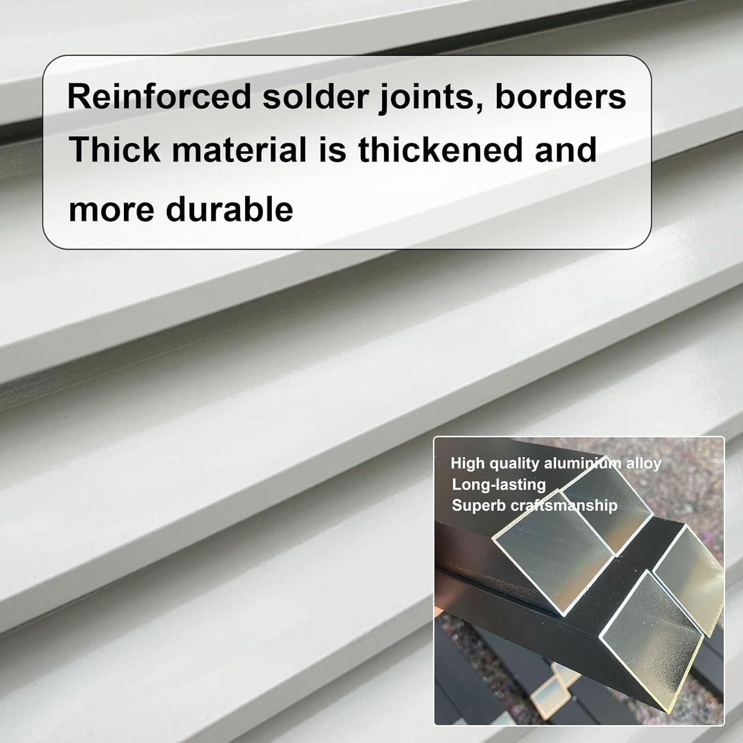 GENERIC Housse De Protection Pour Climatiseur Extérieur, Protection De Climatiseur Divisé En Aluminium Pour Unités CVC, Résistante Aux Intempéries, S'adapte à La Plupart Des Systèmes Extérieurs, Indispensable