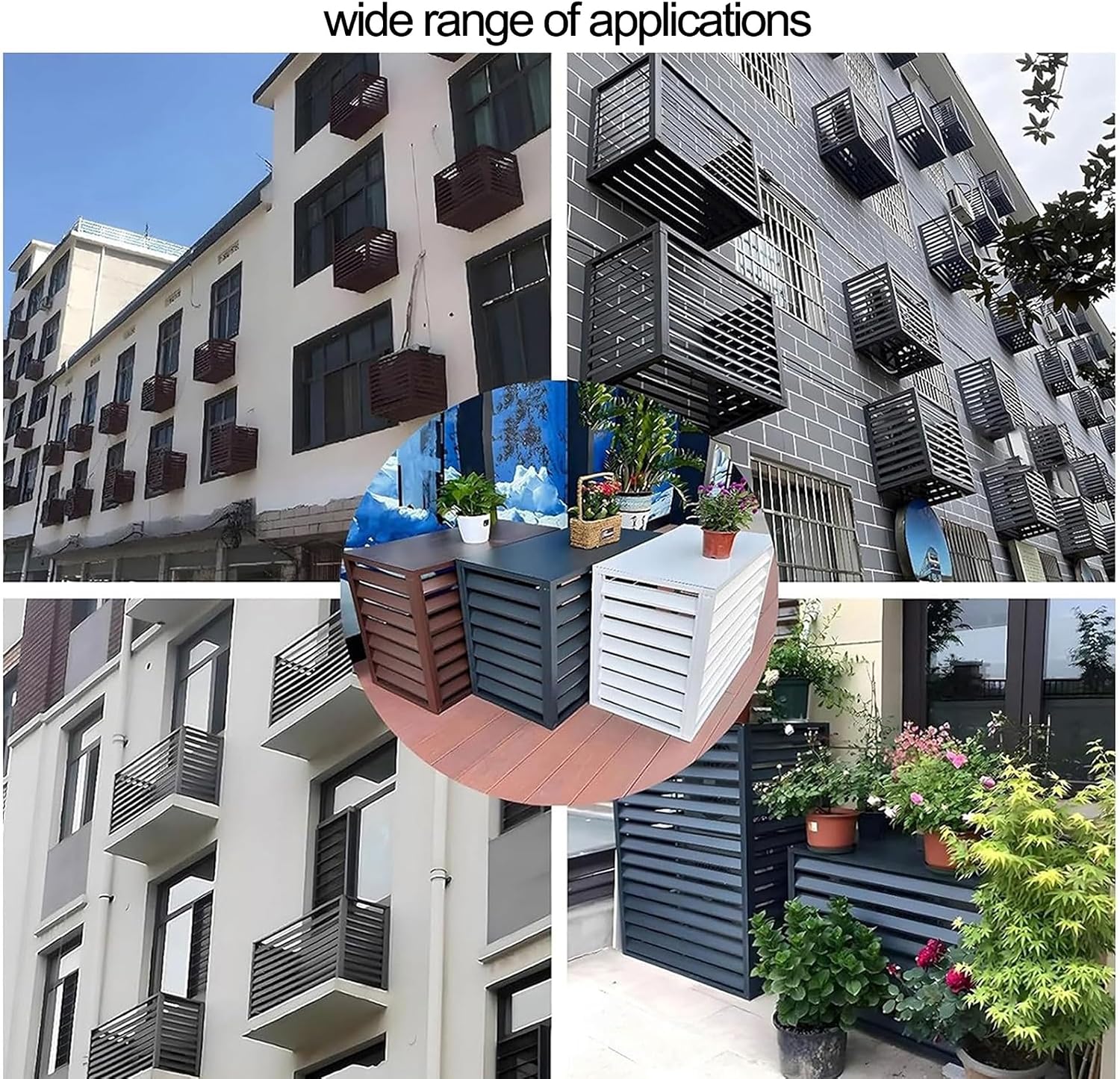  Housse De Protection Pour Climatiseur Extérieur – Ions D'aluminium Résistant Aux Intempéries Pour Unités AC 1,5P/2-3P/5P Et Pompes à Chaleur, Empêche Les Débris Et Le Feuillage