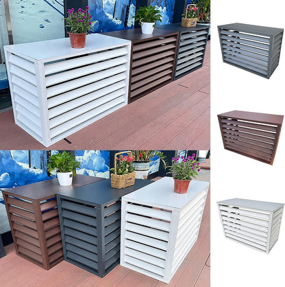 GENERIC Housse De Protection Pour Climatiseur Extérieur – Protection En Aluminium Pour Climatiseur 100 X 50 X 70 Cm, Idéale Pour L'isolation Des Animaux De Compagnie Et La Prévention Des Feuilles, Finition